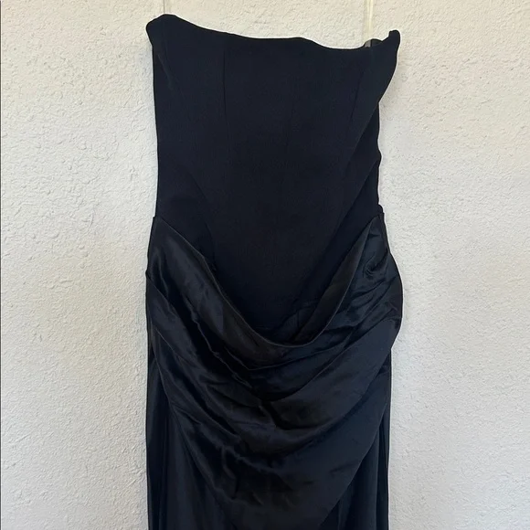 House of CB ‘Persephone’ Black Strapless Corset Maxi Dress NWOT size S - Picture 5 of 17
